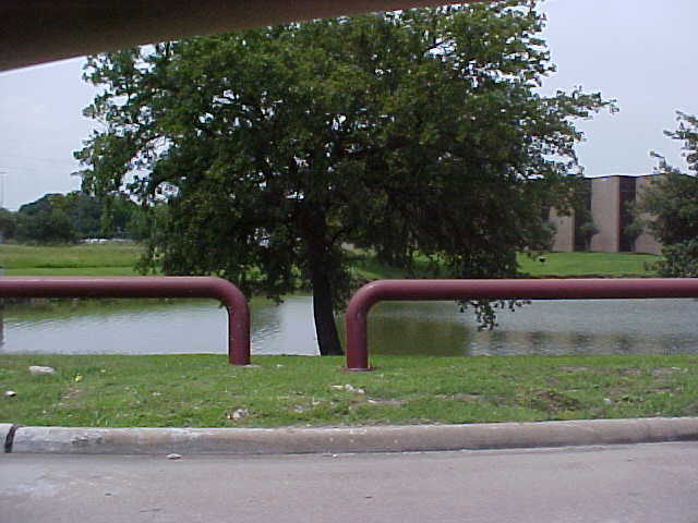 Representative retention pond in Texas