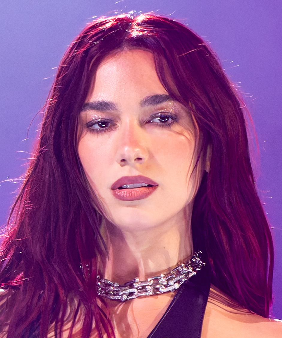 Dua Lipa performing at Glastonbury in 2024