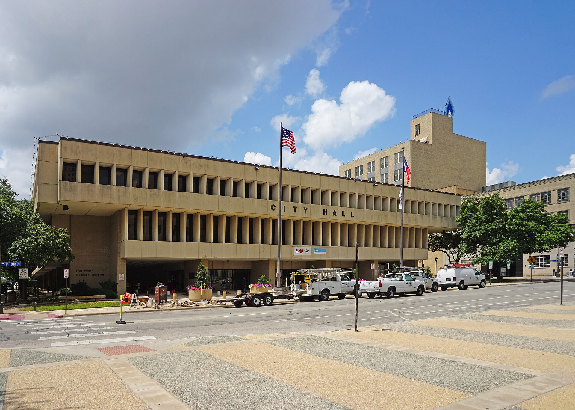Fort Worth City Hall in Texas