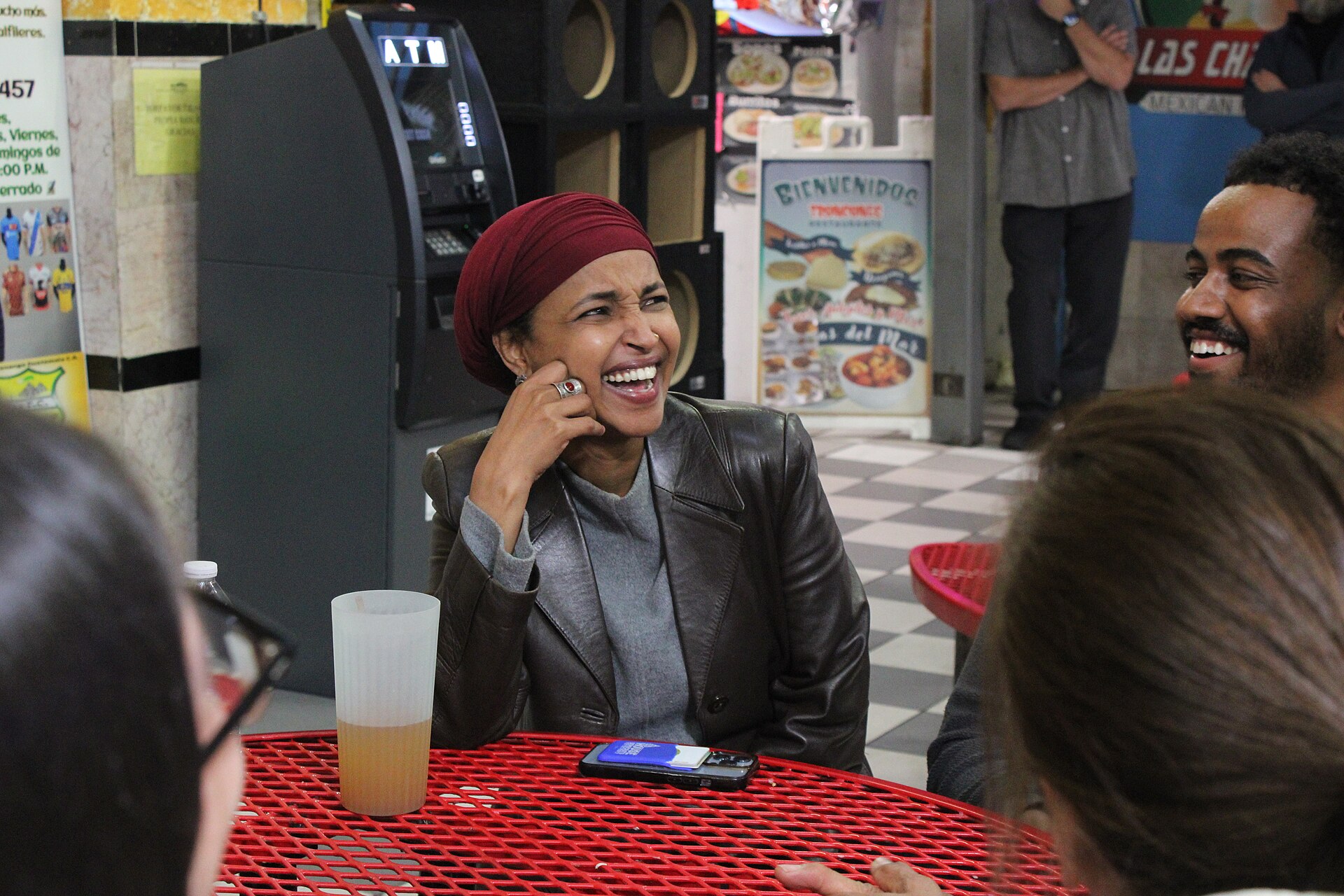 Representative Ilhan Omar at a Minneapolis Cinco de Mayo event in May 2026