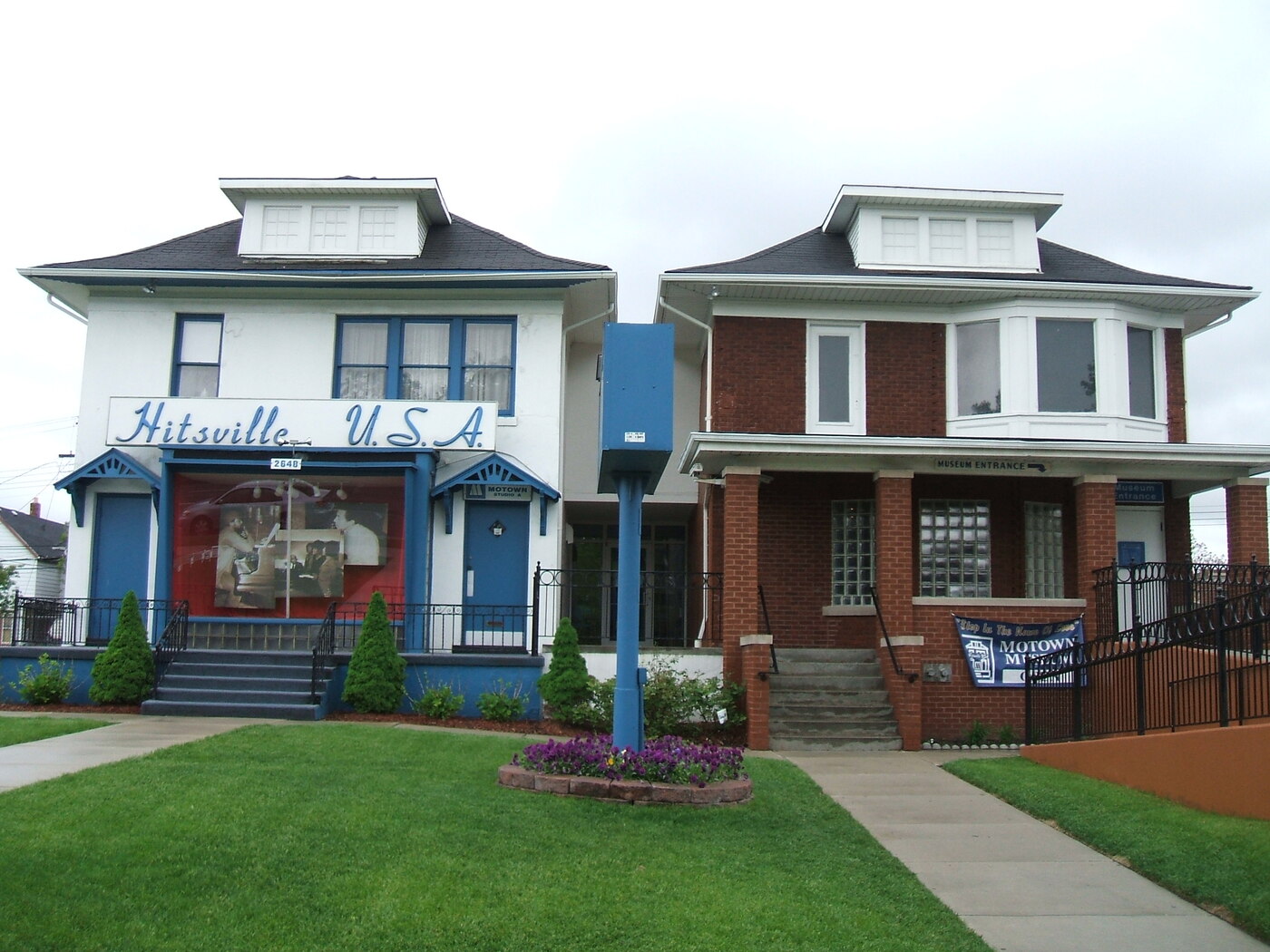 The historic Hitsville USA Motown studio building in Detroit