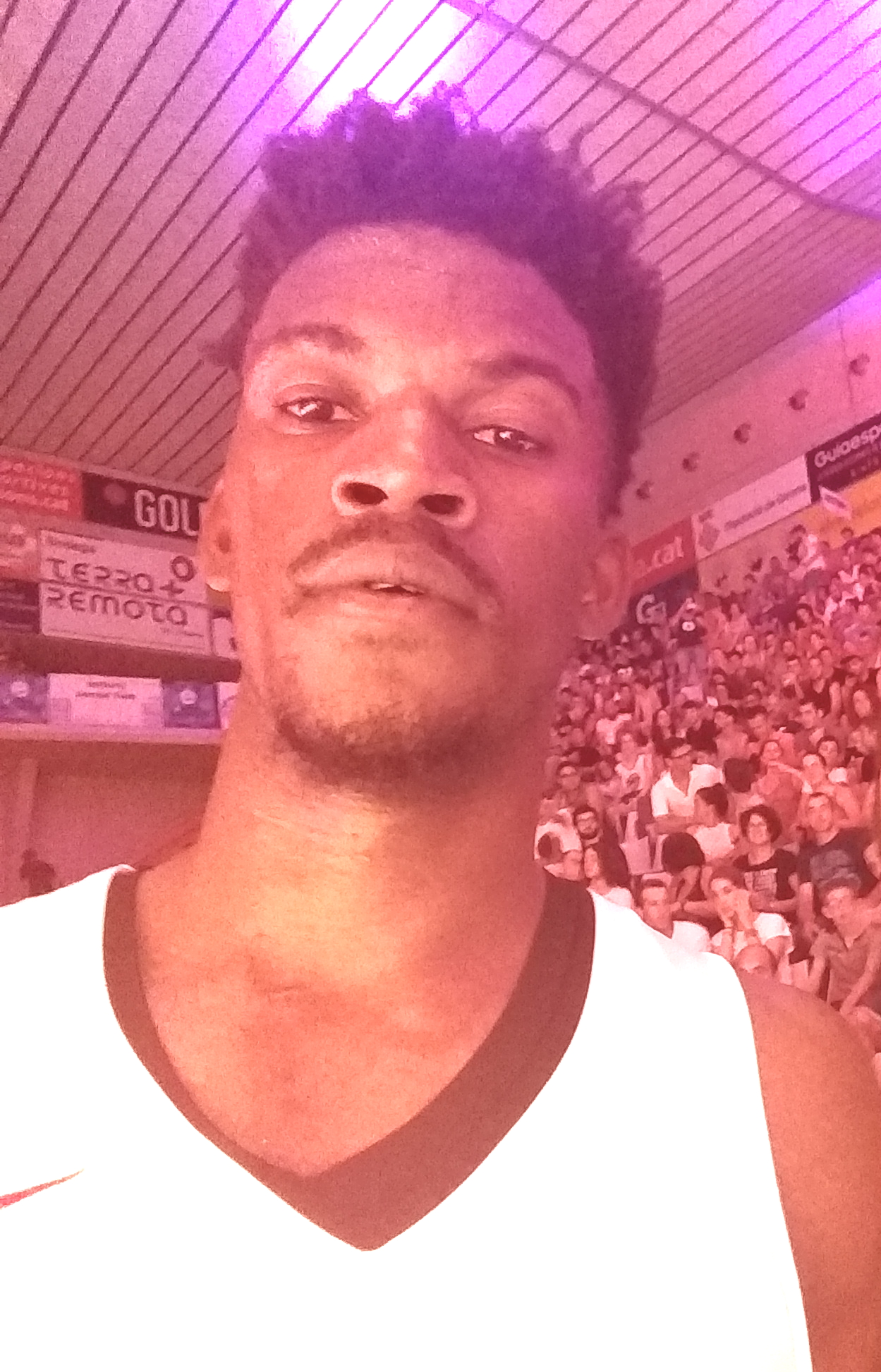 Jimmy Butler at a basketball event in 2018