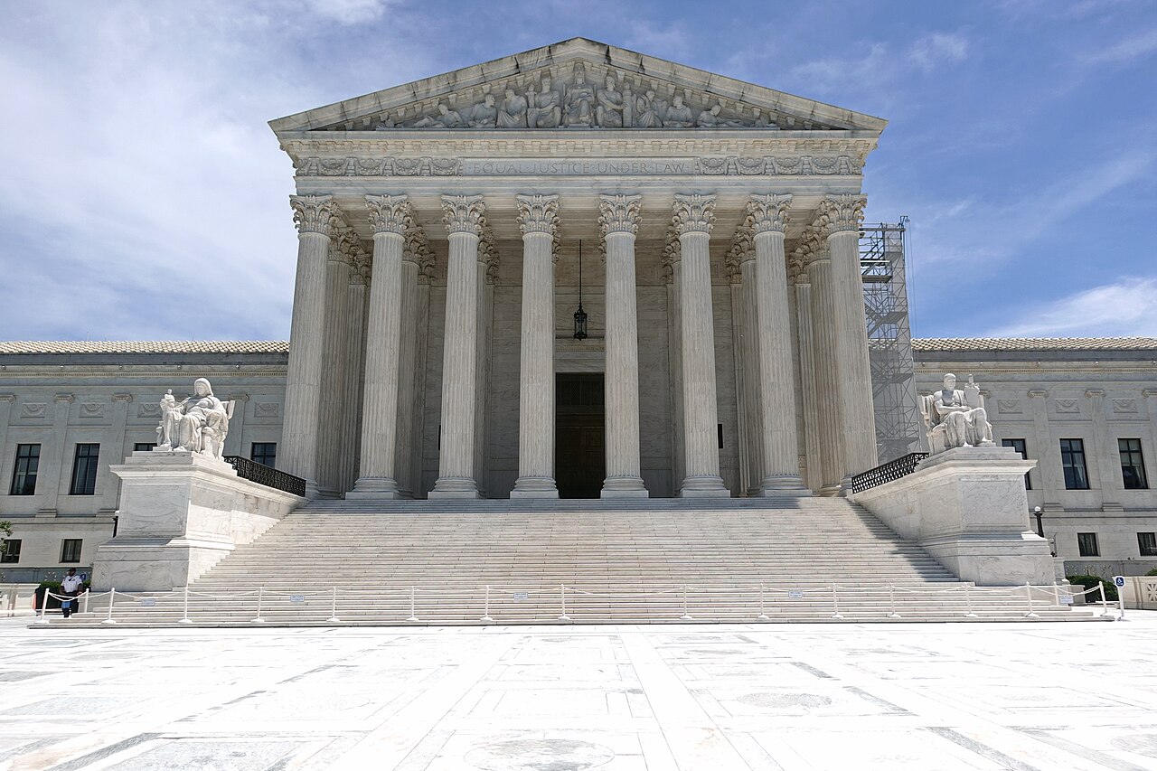 Exterior of the United States Supreme Court Building in Washington