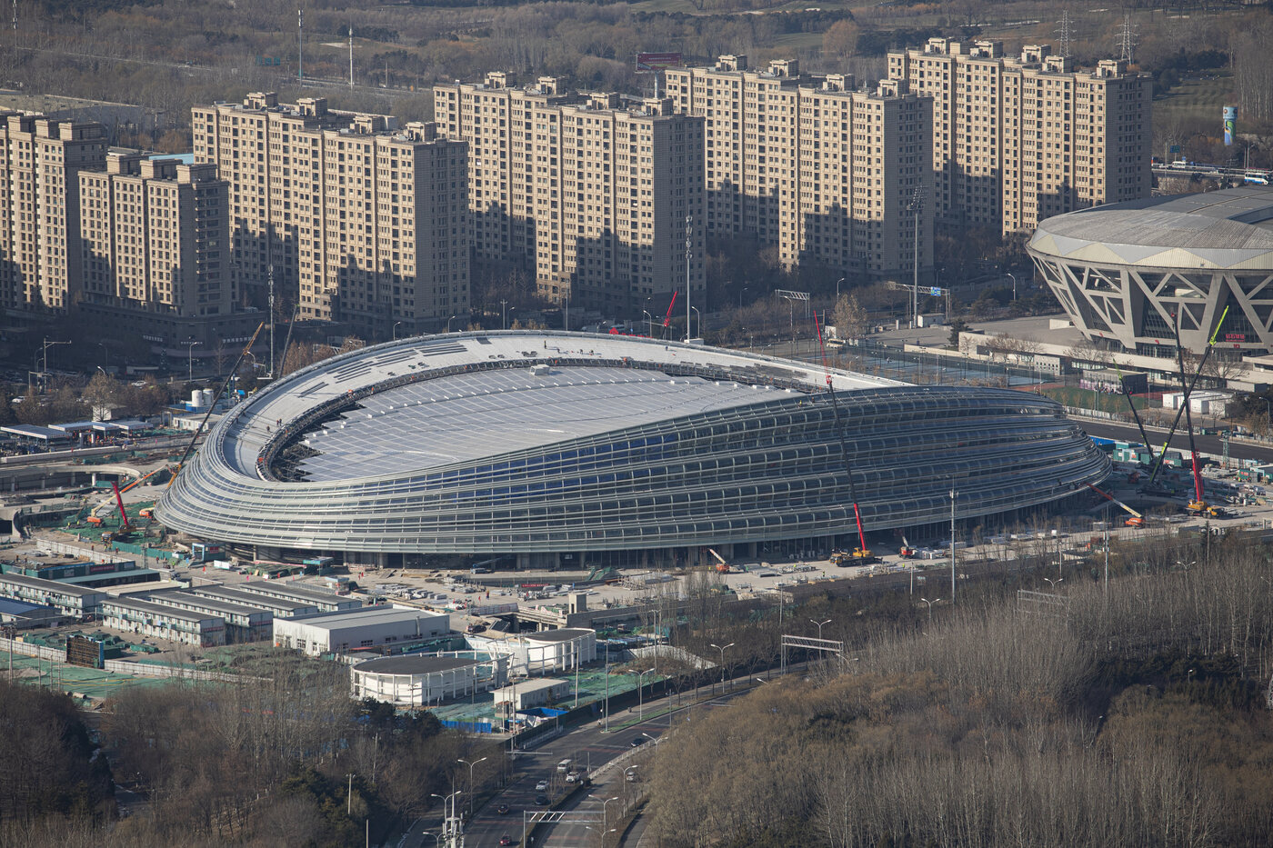 National Speed Skating Oval in Beijing, venue for the World Humanoid Robot Games