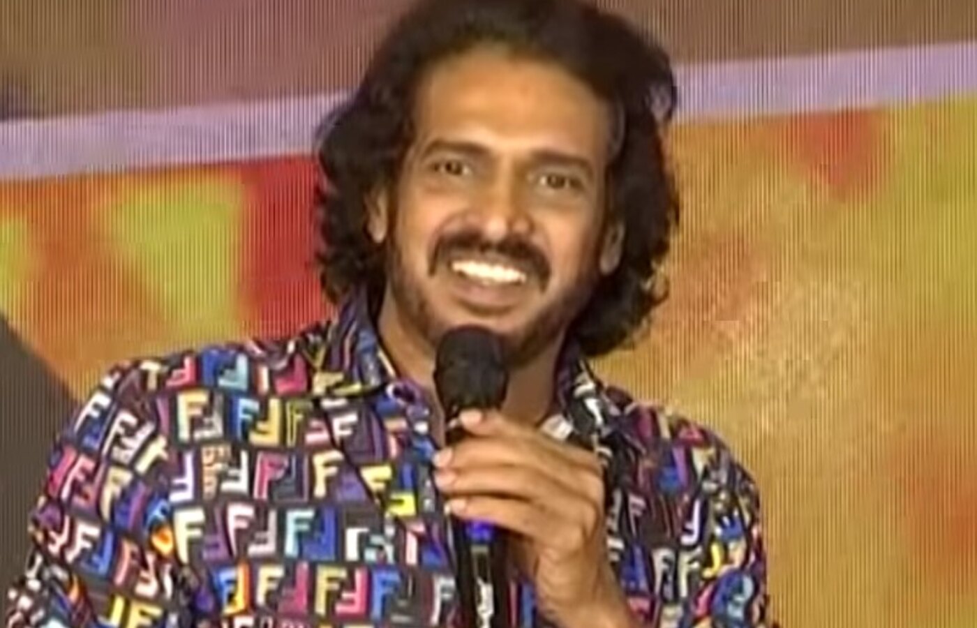 Kannada actor and filmmaker Upendra at a press event in March 2019