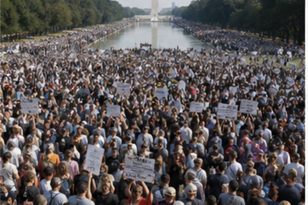 Representative editorial image for Thousands March in Washington Warning of Voting and Civil-Rights Rollbacks