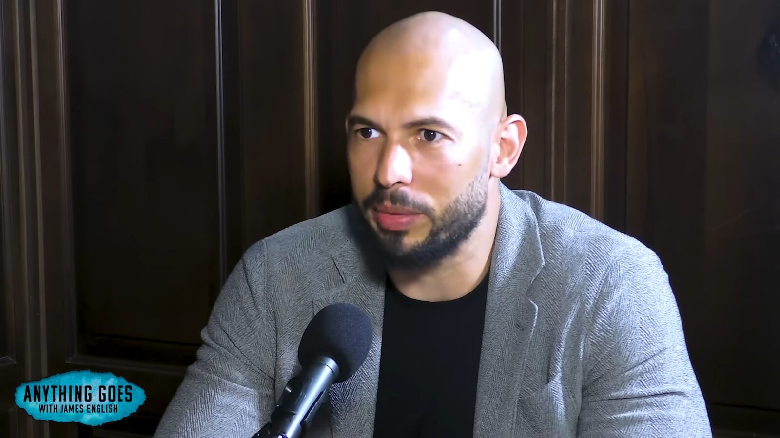 Internet personality Andrew Tate in a representative portrait