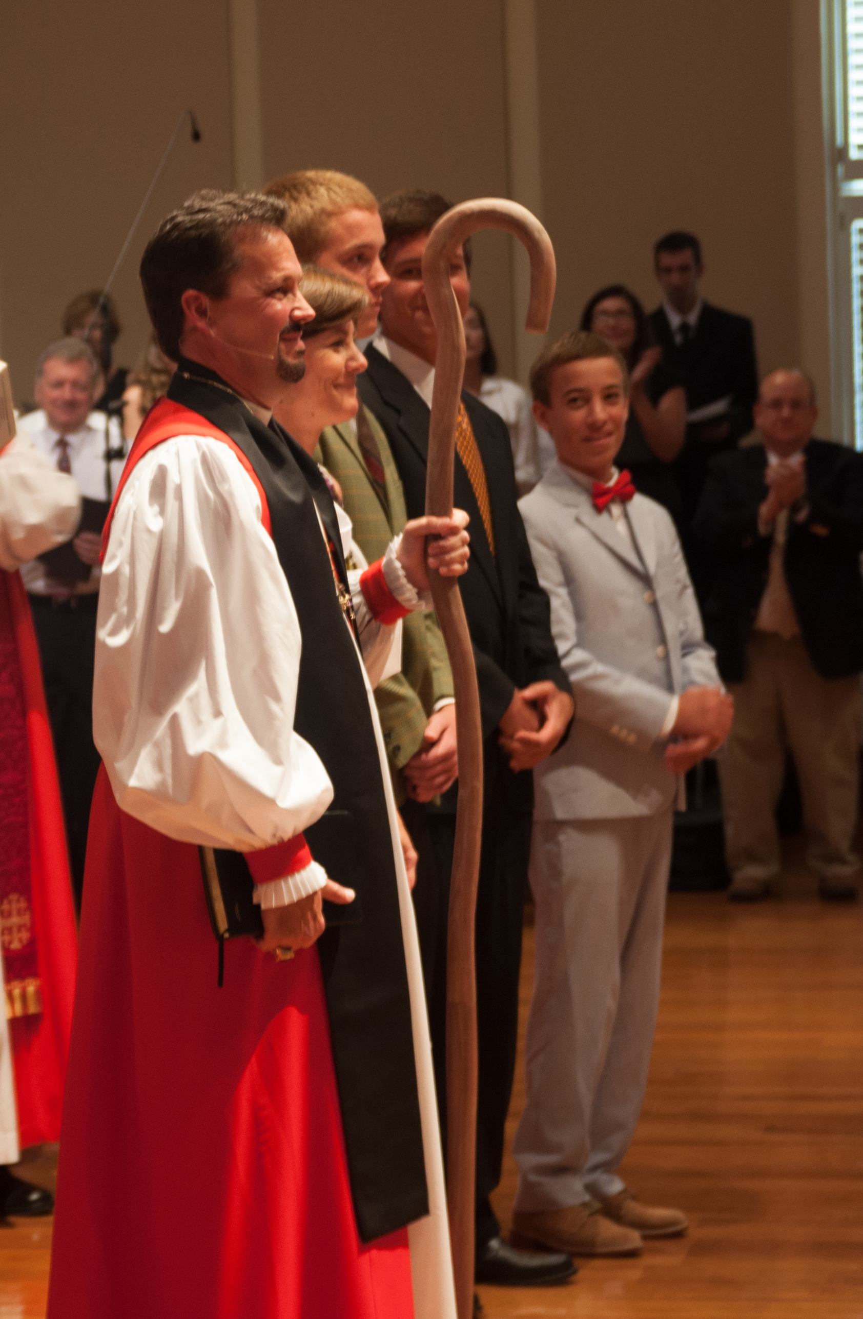 Anglican bishop Steve Wood during his consecration service