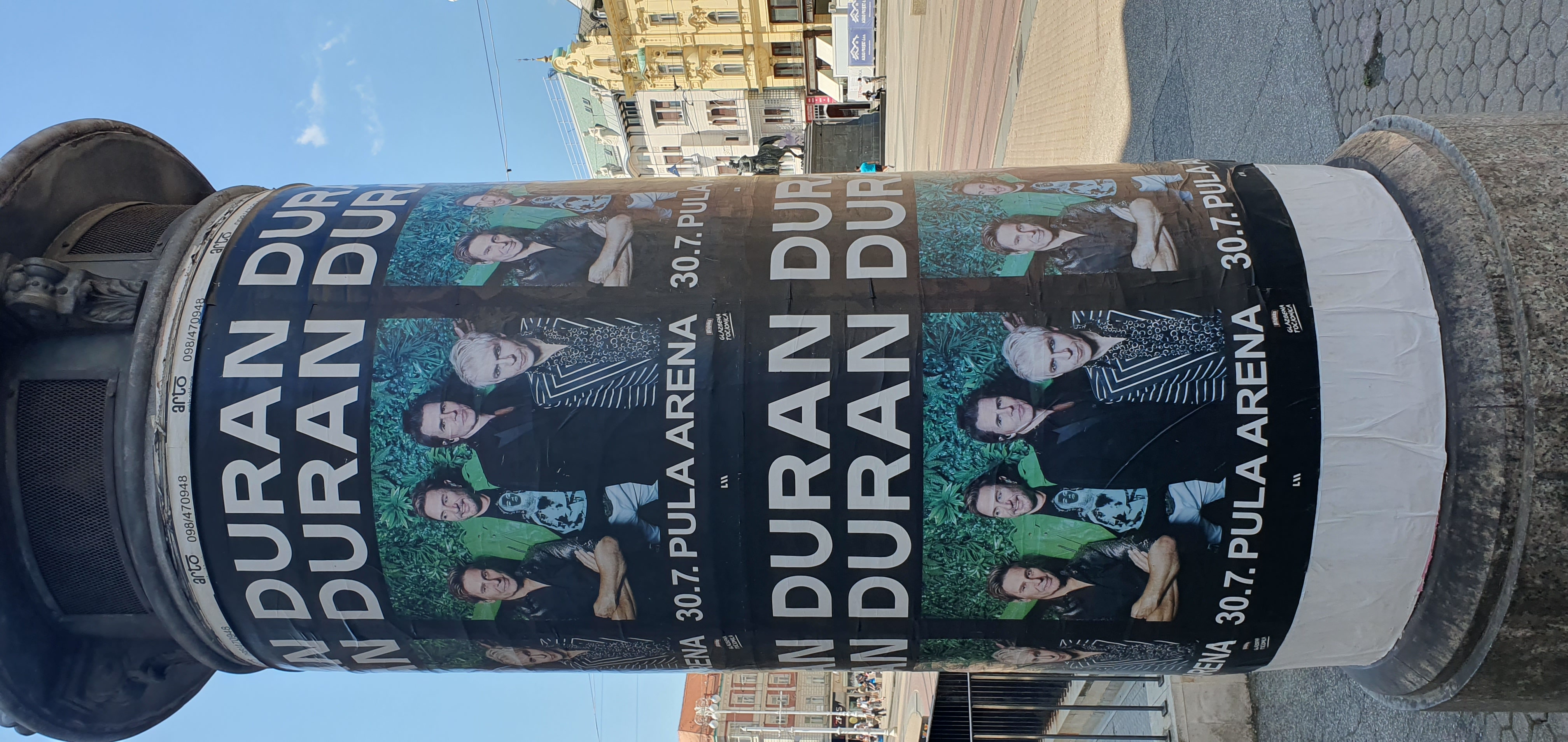 Duran Duran performing live onstage in Zagreb in 2024