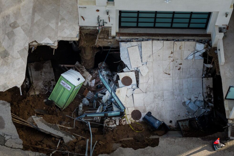 Nicolas Cage’s Malibu Driveway Collapsed Into a Giant Sinkhole, Because Reality Loves Casting