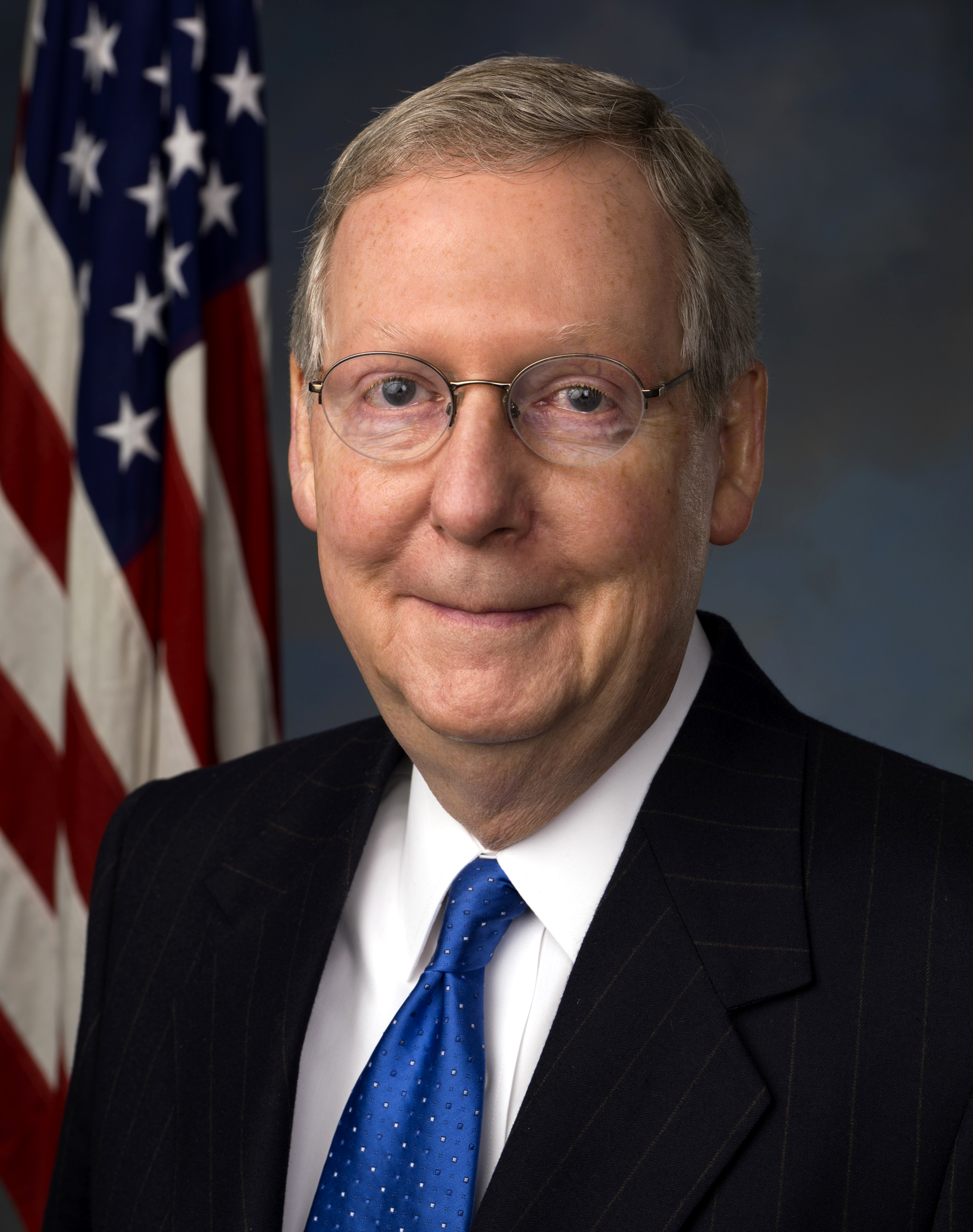 Official portrait of Kentucky Senator Mitch McConnell