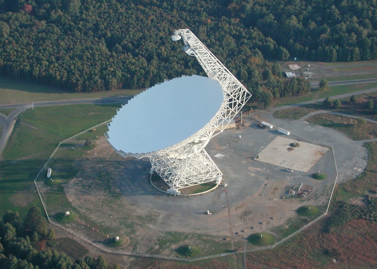 The Robert C. Byrd Green Bank Telescope in West Virginia