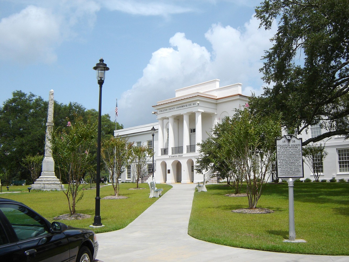 The Colleton County Courthouse in Walterboro, South Carolina
