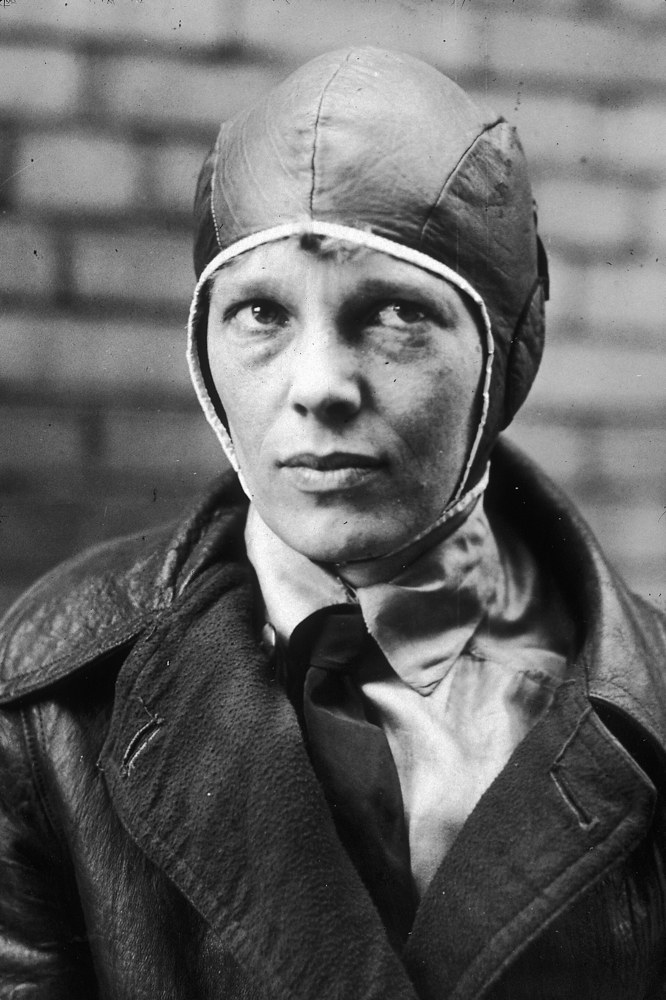 Historic photograph of aviator Amelia Earhart