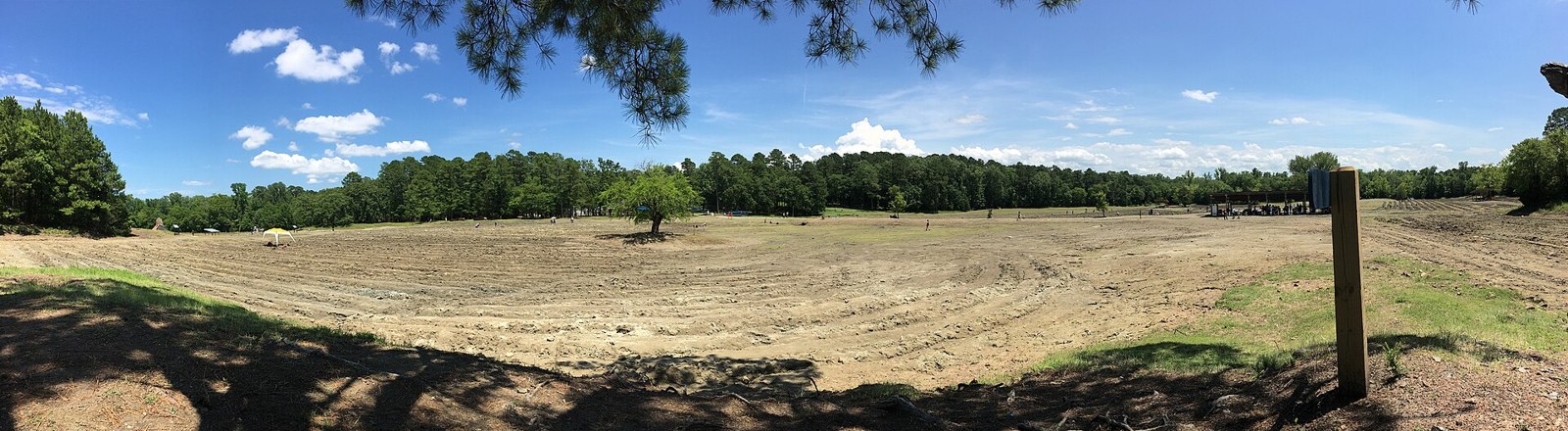 Visitors searching for diamonds at Crater of Diamonds State Park in Arkansas