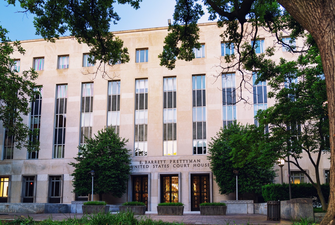 The E. Barrett Prettyman federal courthouse in Washington, D.C., in May 2024.