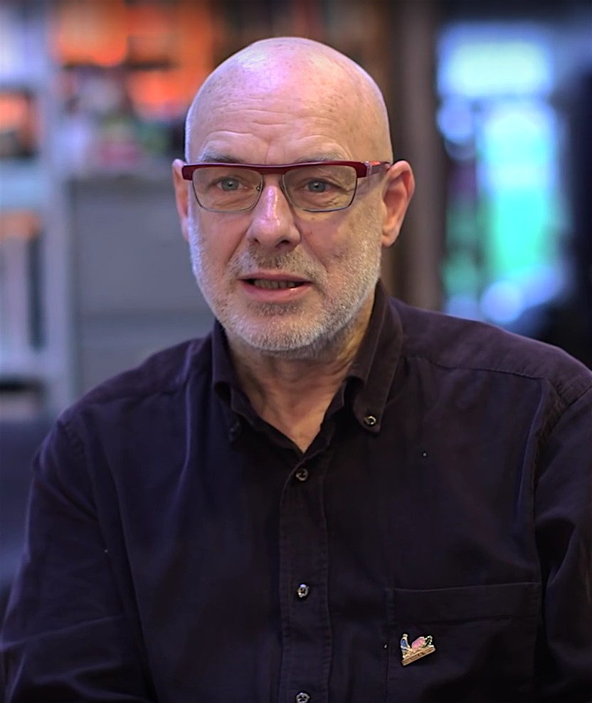 Brian Eno during a 2015 interview