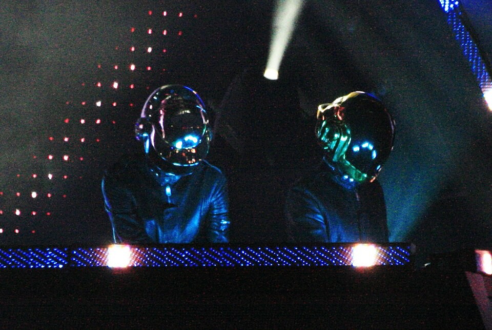 Daft Punk performing at London’s Wireless Festival in June 2007