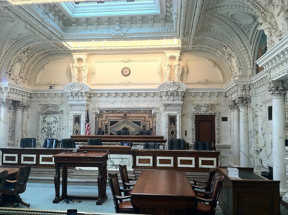 Courtroom 1 in San Francisco’s James R. Browning Courthouse