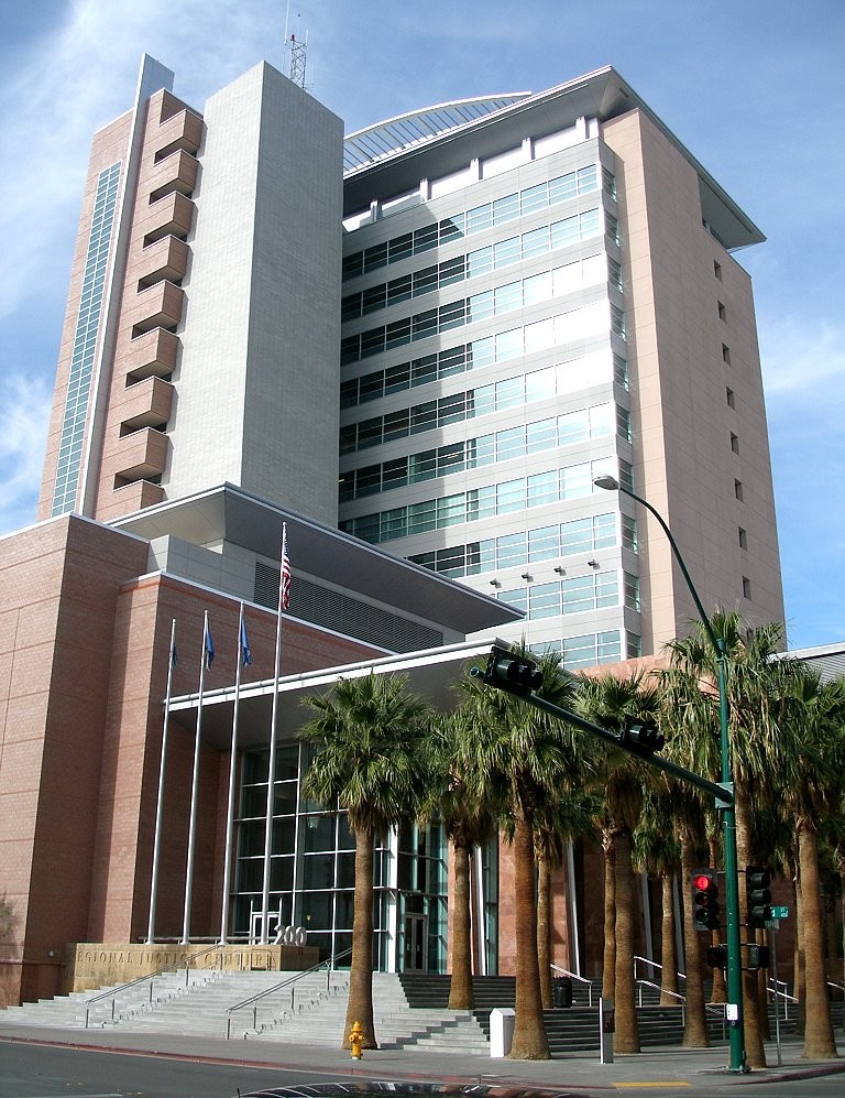 The Regional Justice Center building in Las Vegas