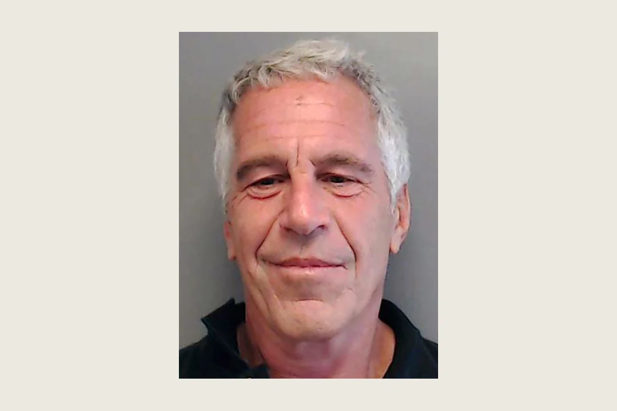 Jeffrey Epstein in a 2013 booking photograph.