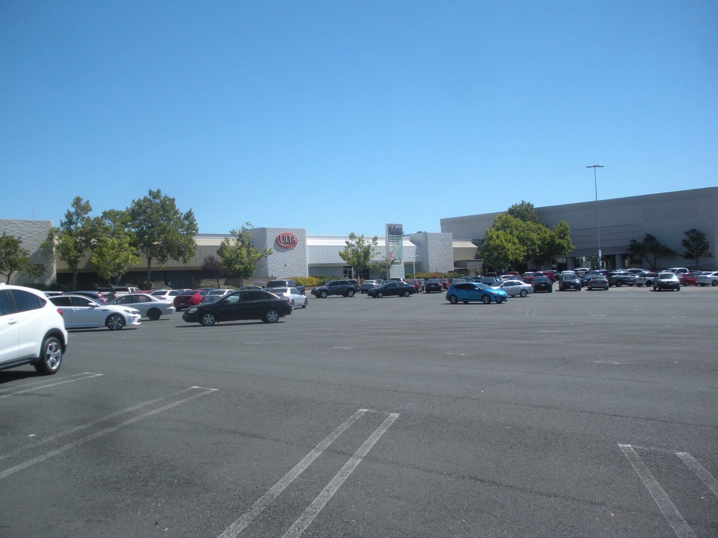 Solano Town Center and its parking lot in a July 2019 file photograph.