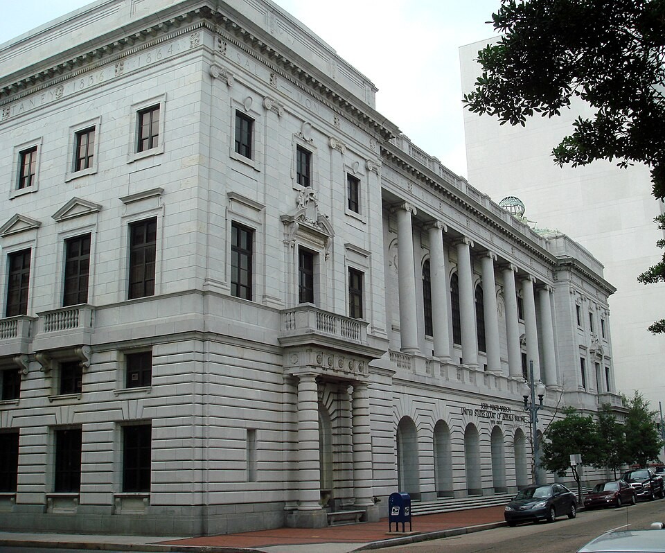 The John Minor Wisdom United States Court of Appeals Building in New Orleans