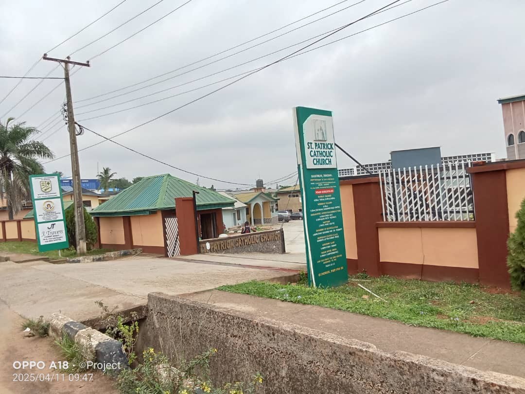 A Catholic church building in Ibadan, Nigeria