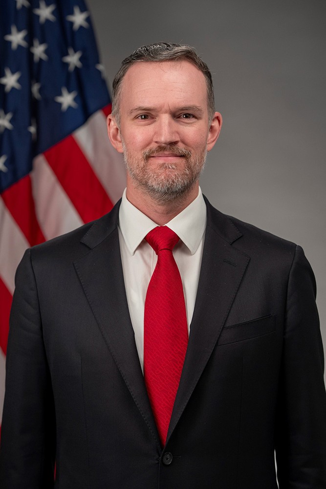 Official portrait of U.S. Trade Representative Jamieson Greer