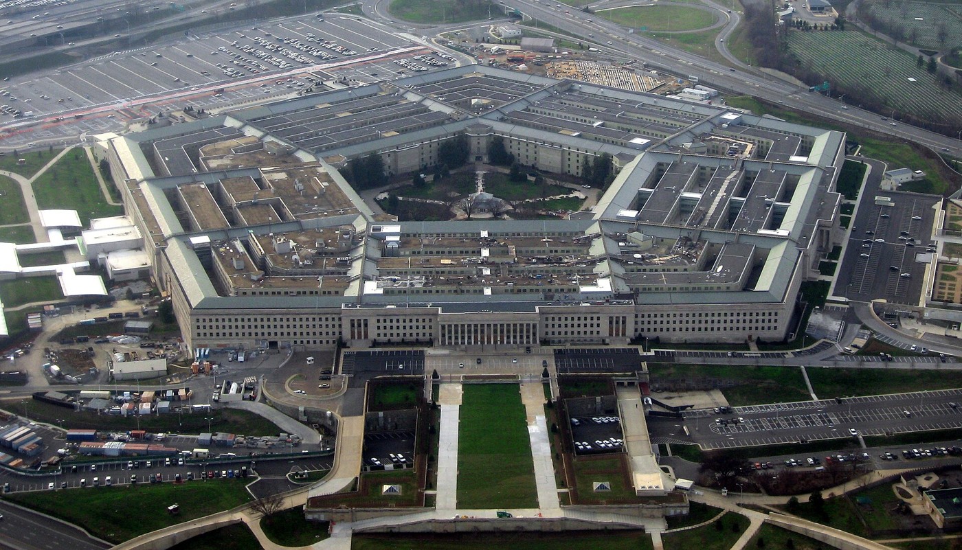 Aerial photograph of the Pentagon in January 2008
