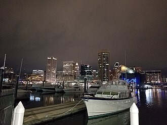 Baltimore’s Inner Harbor in a March 2019 photograph
