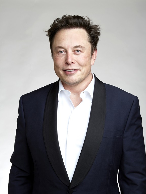 Elon Musk at the Royal Society in 2018