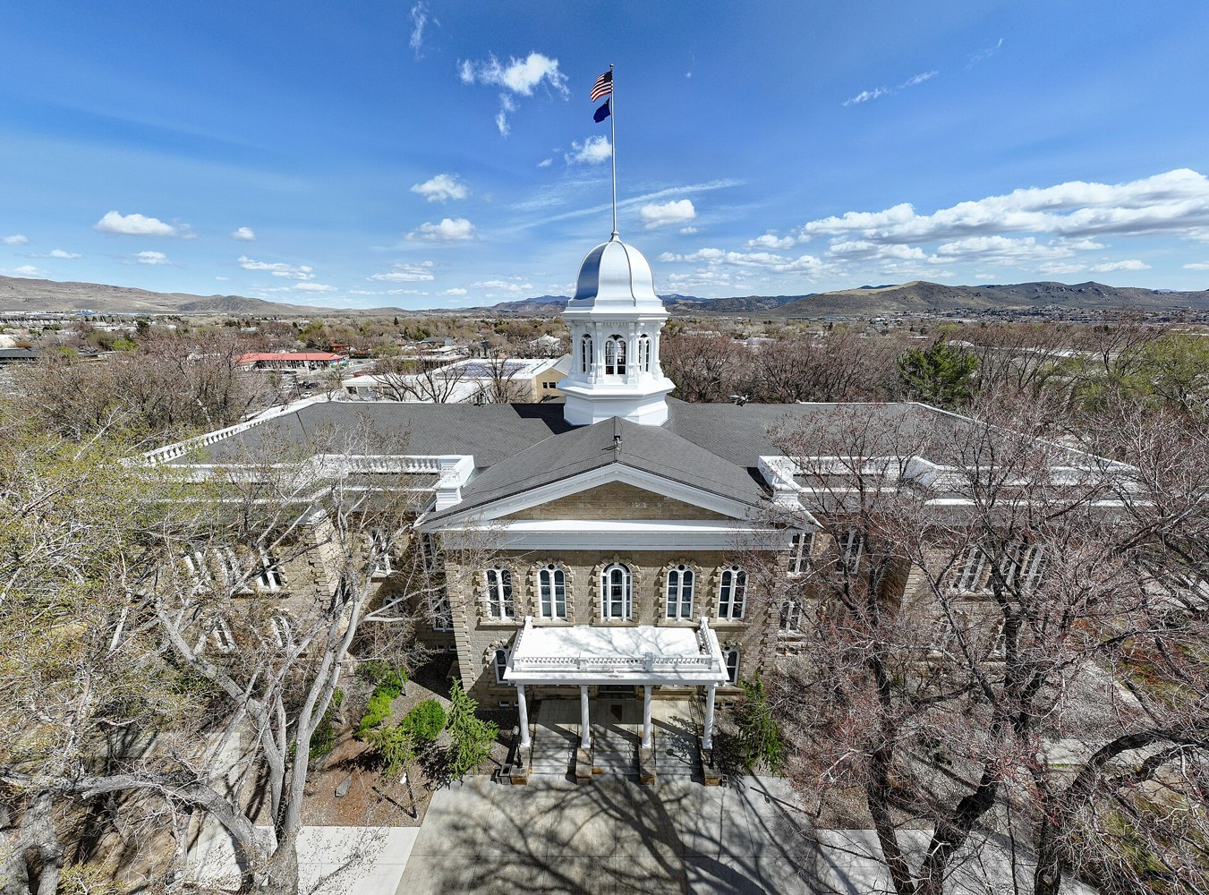 The Nevada State Capitol building in Carson City
