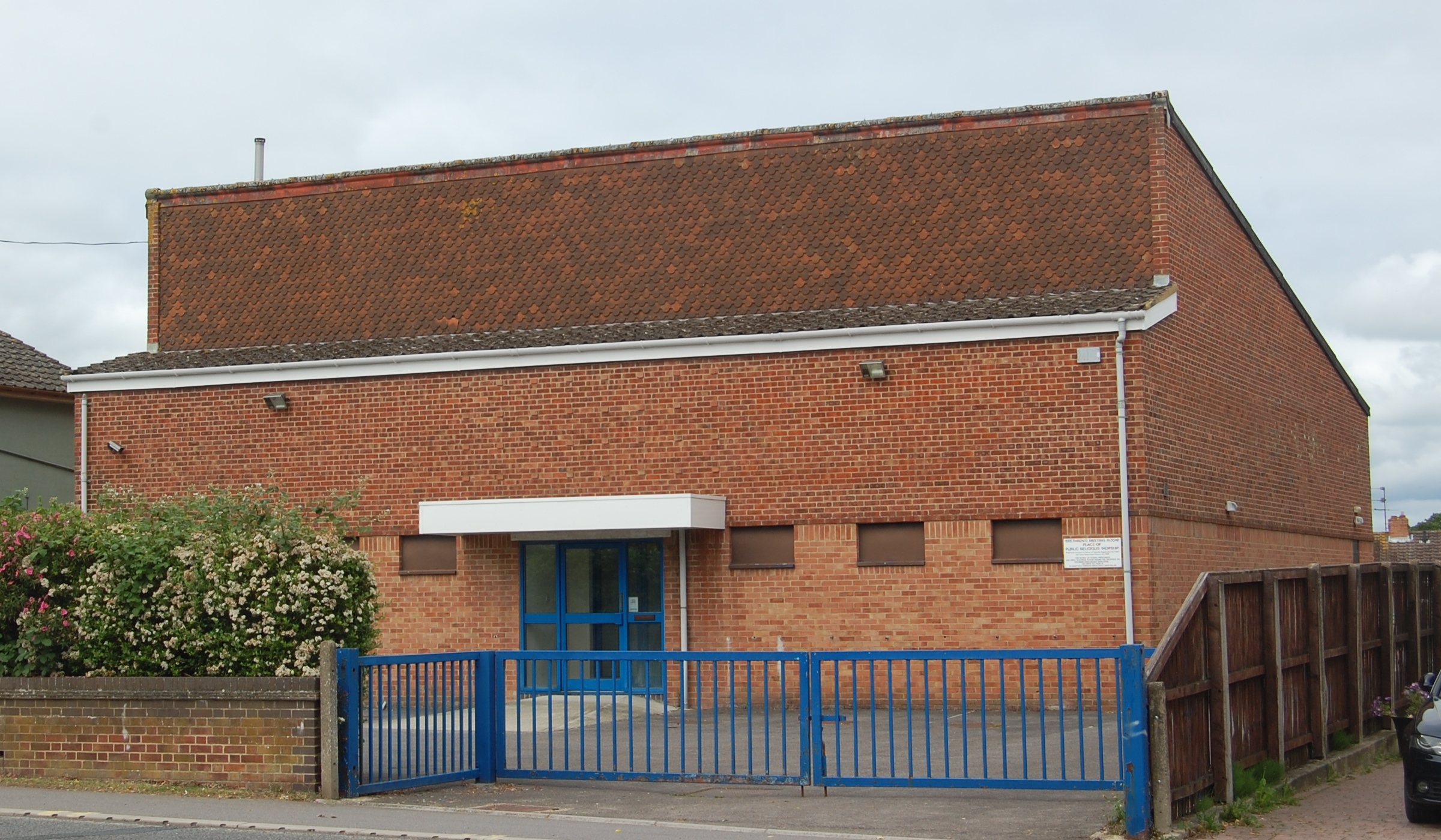 Plymouth Brethren Christian Church meeting room in Waterlooville, England