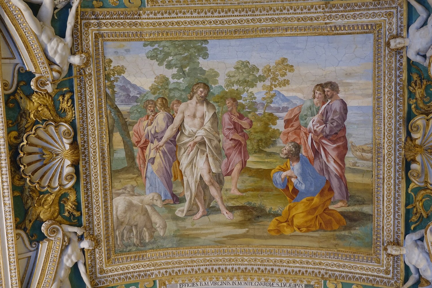 A gallery inside the Vatican Museums in Vatican City