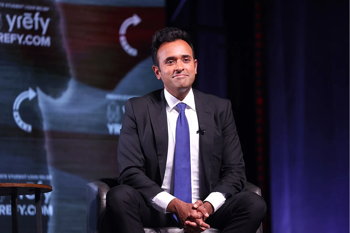 Vivek Ramaswamy at an Ohio State University event in 2026.