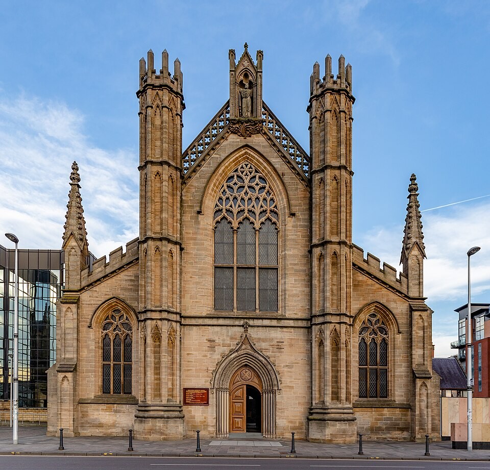 The front of St Andrew’s Cathedral in Glasgow