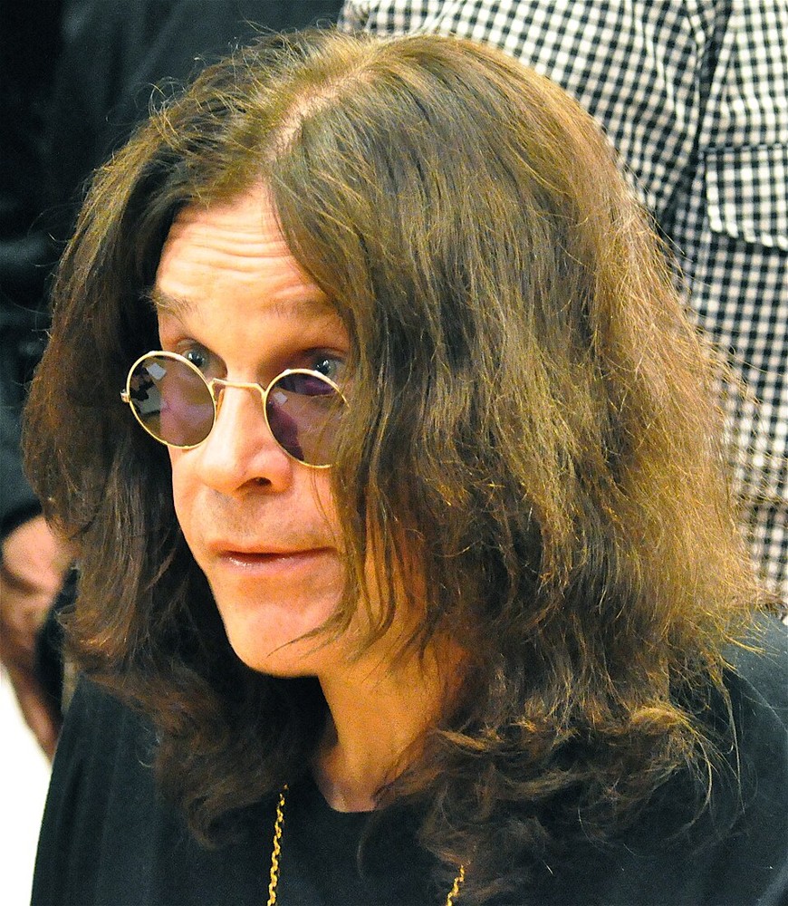 Ozzy Osbourne signing his autobiography in Philadelphia in January 2010