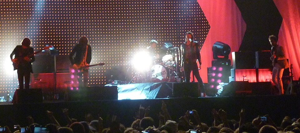 The Strokes performing at Austin City Limits in October 2010