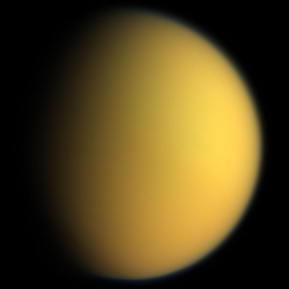 Titan photographed by NASA’s Cassini spacecraft