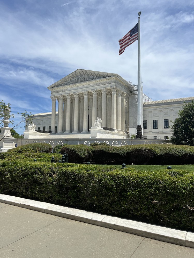 United States Supreme Court building in Washington