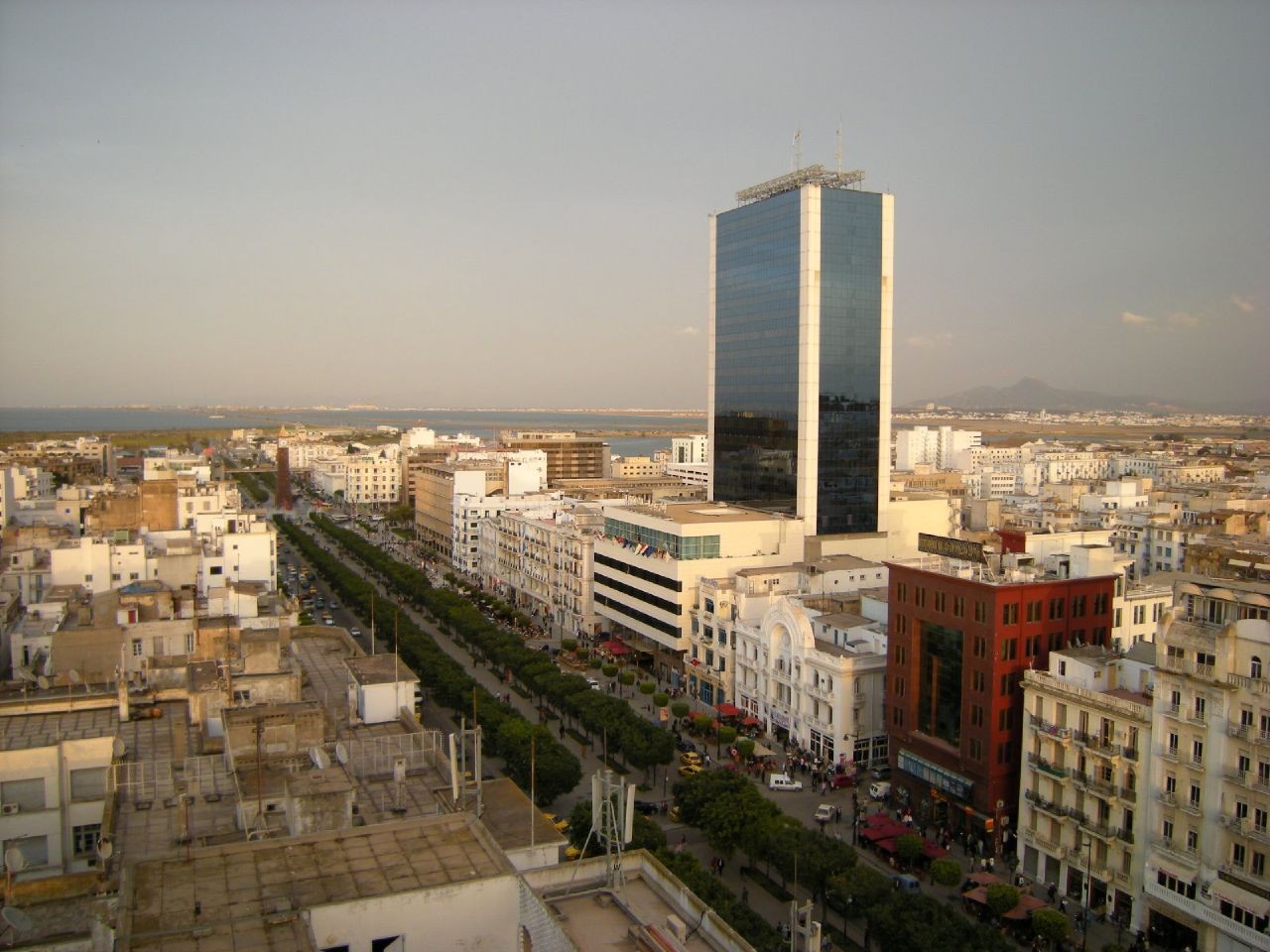 Habib Bourguiba Avenue in Tunis in 2008